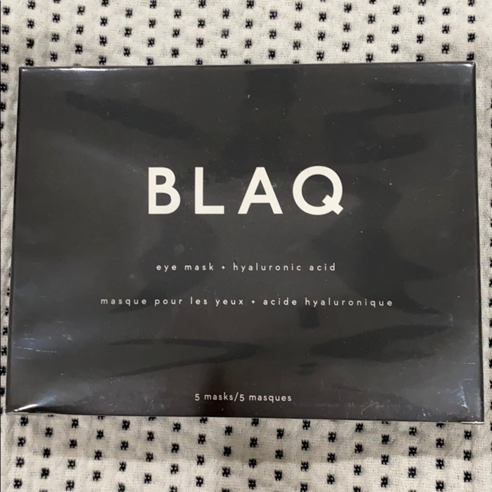 BLAQ eye masks with hyaluronic acid - 5 masks